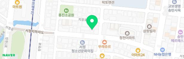 서정어린이집 놀이터 지도 이미지