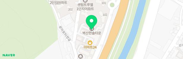 벽산한솔아파트 어린이 놀이터 지도 이미지