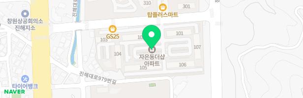 포스코더샵자은아파트 105동 앞 놀이터 지도 이미지