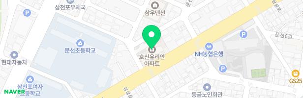 호신유리안아파트 놀이터 지도 이미지