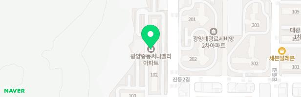 중동 써니벨리아파트 놀이터 지도 이미지