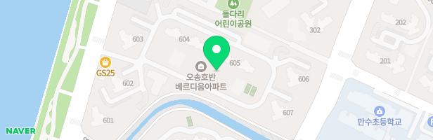 호반베르디움아파트 604동 앞 놀이터1 지도 이미지