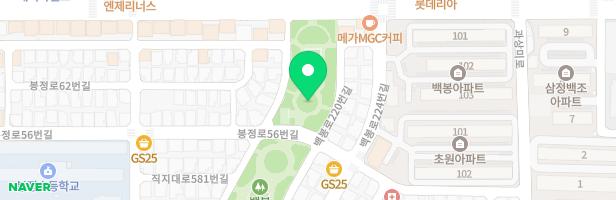 백봉어린이공원 지도 이미지