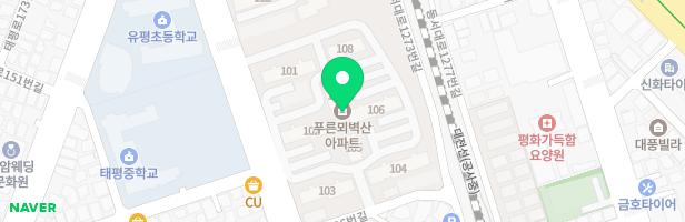 푸른뫼아파트 관리사무소옆 어린이놀이시설 지도 이미지