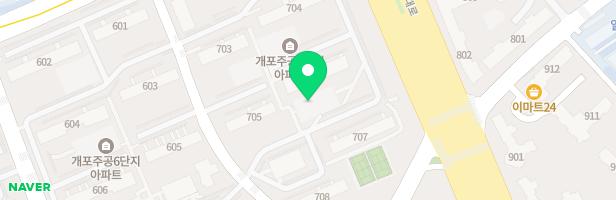 개포주공7단지아파트 706동 앞 지도 이미지