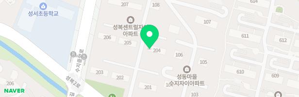 성복센트럴자이 아파트 놀이터1(204동) 지도 이미지