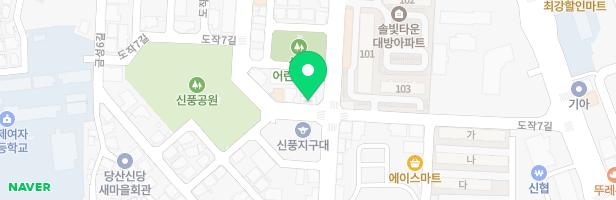 해바라기유치원 어린이놀이터 지도 이미지