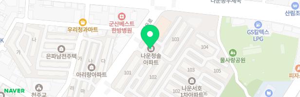 군산청솔아파트 103동 앞 놀이터 지도 이미지