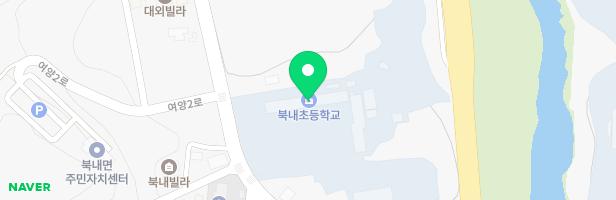 북내초 병설유치원 놀이터 지도 이미지