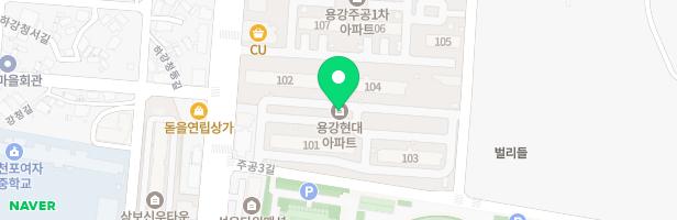 용강현대아파트 지도 이미지