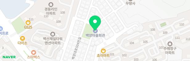 주례백양공원 어린이놀이터 지도 이미지