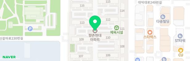 향촌 현대 아파트 (117동) 놀이터 지도 이미지