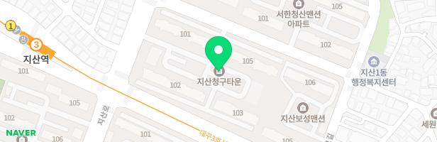 지산청구타운 어린이 놀이시설 지도 이미지