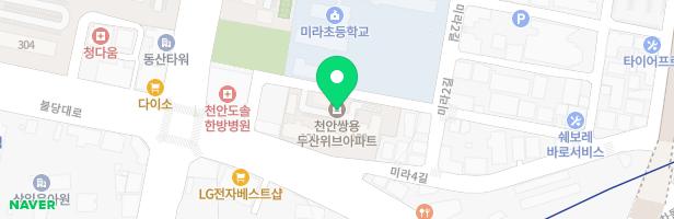 쌍용두산위브아파트 어린이놀이터 지도 이미지