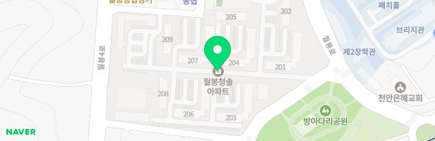 월봉청솔 2차아파트 어린이 놀이터(205동 뒤) 지도 이미지