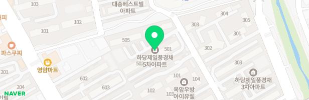 제일5차풍경채아파트 어린이놀이터 지도 이미지