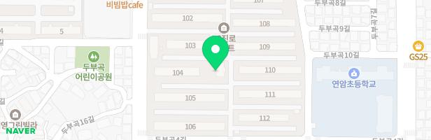 LG진로 아파트 어린이놀이터(104동) 지도 이미지