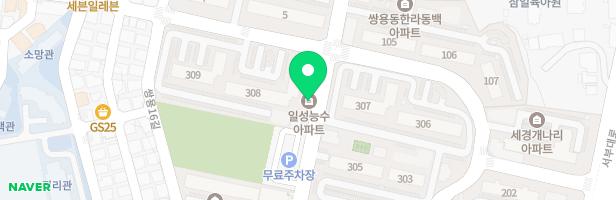 일성3차2블럭아파트 어린이놀이터 지도 이미지