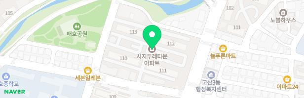 시지두레타운APT 놀이터-2 지도 이미지