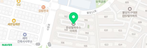 불당한성 어린이놀이터 지도 이미지