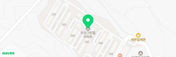 두진그린힐아파트 106동 뒤놀이터 지도 이미지