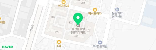 백석1차 벽산블루밍 101동 놀이터 지도 이미지