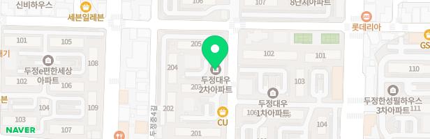 대우2차아파트 (204동 앞) 놀이터 지도 이미지