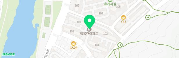 백목련아파트놀이터 지도 이미지
