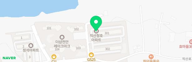 청호6차아파트 놀이시설 지도 이미지