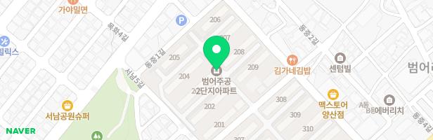 범어주공2차아파트 어린이놀이터 지도 이미지