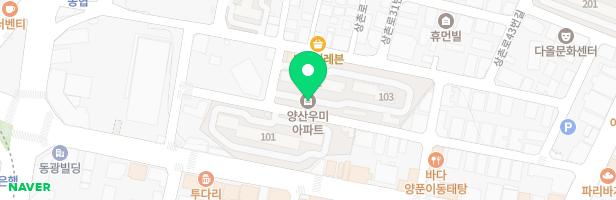 양산동우미아파트 101동놀이터 지도 이미지