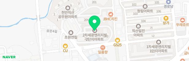 직산세광엔리치빌1차 2단지아파트(203동 옆) 지도 이미지