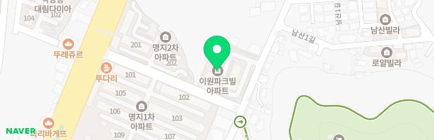 이원파크빌 APT 단지 내 어린이 놀이터 지도 이미지