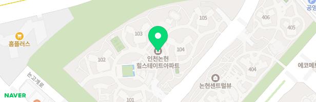 논현힐스테이트 제2 놀이터 지도 이미지