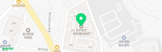 진주 문산파란채 아파트 103동 앞 놀이터 지도 이미지