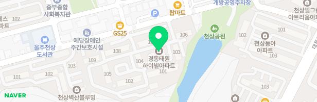 경동태원하이빌아파트 놀이터(105동 옆) 지도 이미지