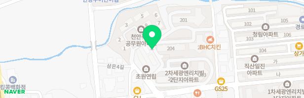 두정세광엔리치3차엔리치빌 302동어린이놀이터 지도 이미지
