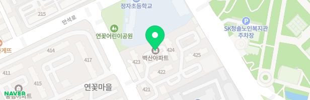 연꽃마을벽산아파트 놀이터 지도 이미지