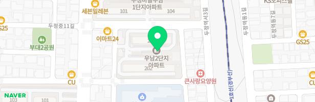 우남두정아파트 2단지 놀이터 지도 이미지