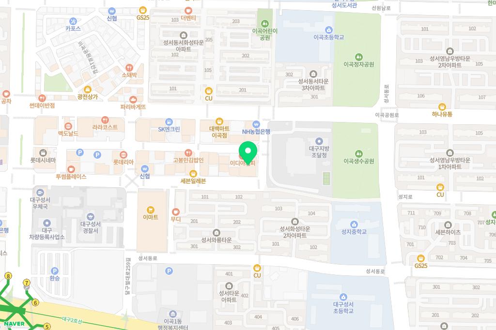 용인대성서유도권투체육관 지도 이미지