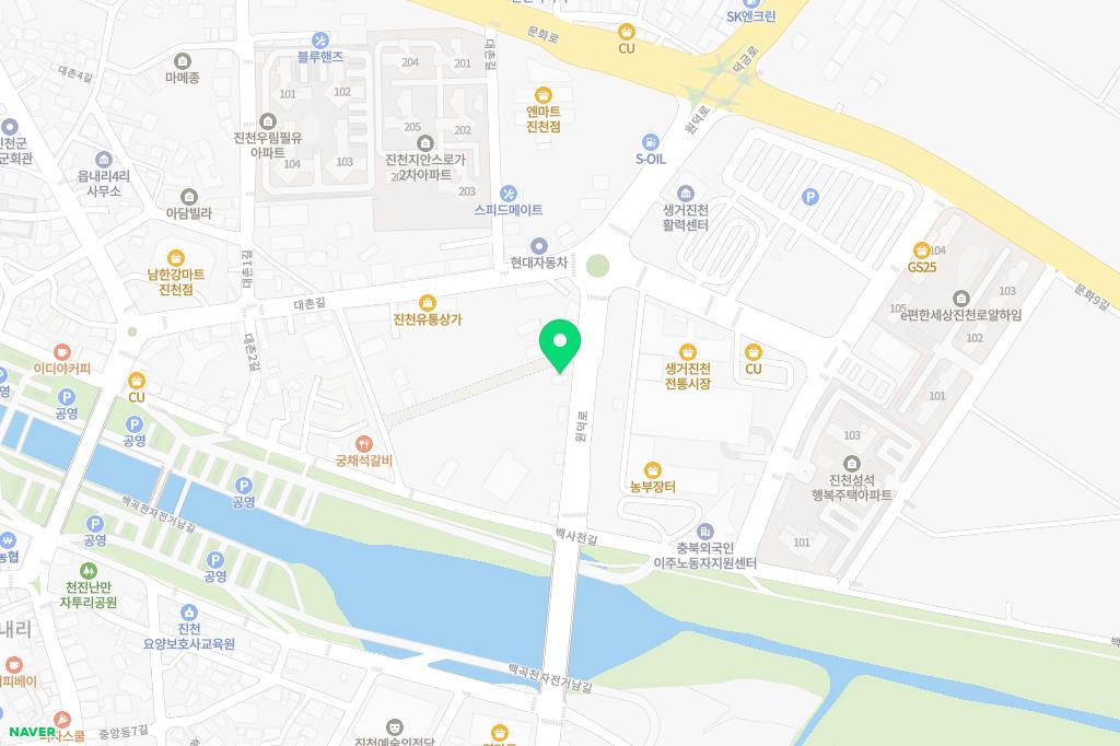 케이레슬링 MMA체육관 지도 이미지