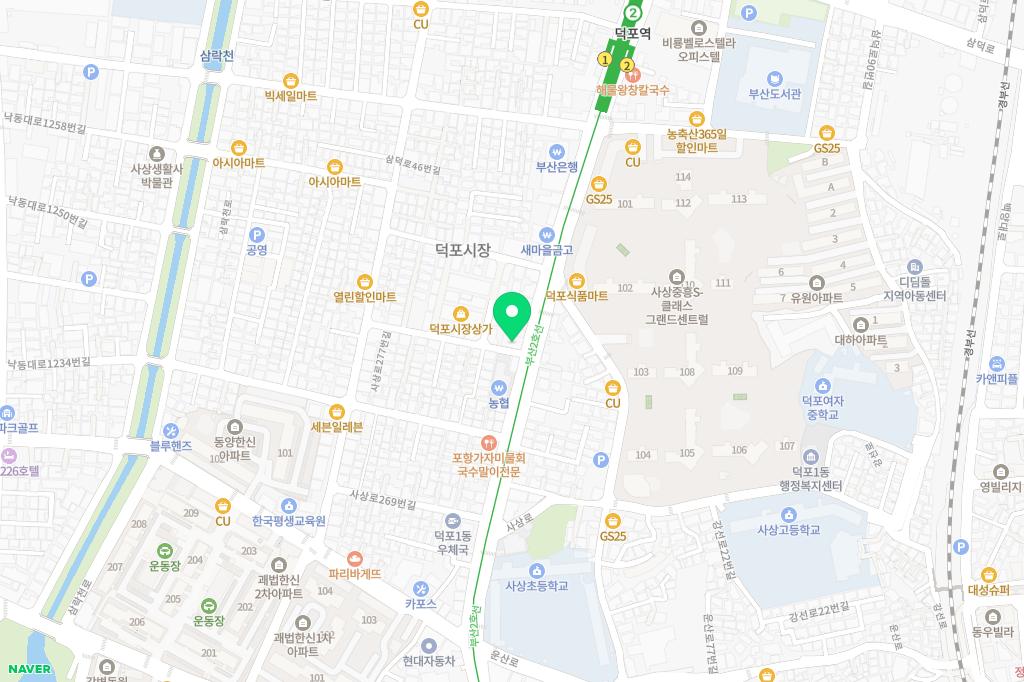 모동체육관(태권도) 지도 이미지