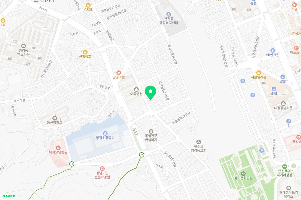 우슈 아세아 체육관 지도 이미지