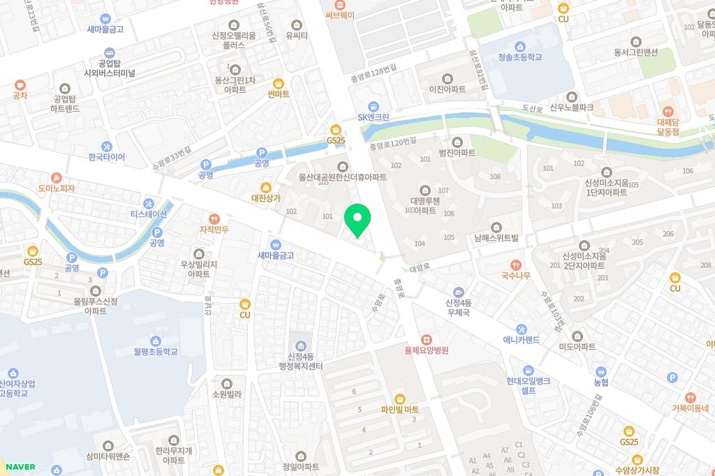선우 복싱체육관 지도 이미지