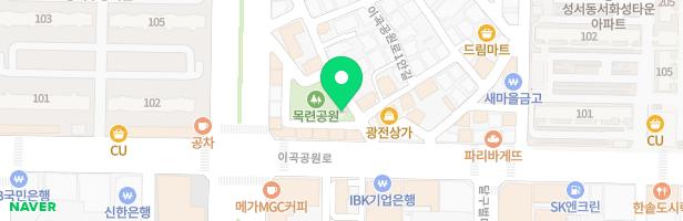 이곡목련공원 어린이놀이시설 지도 이미지