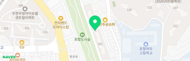 학산주공 아파트 101동 옆 놀이터 지도 이미지