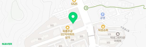 옥룡주공1단지아파트 어린이놀이터 #1(103동 뒤) 지도 이미지