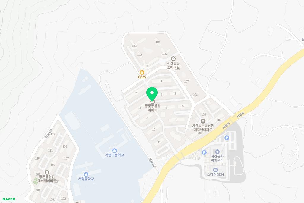 동문동삼성아파트 어린이놀이터 지도 이미지
