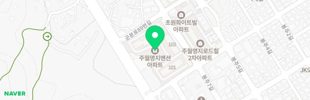 명지아파트 놀이터 지도 이미지