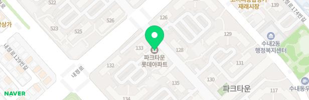 분당파크타운아파트 134동 지도 이미지